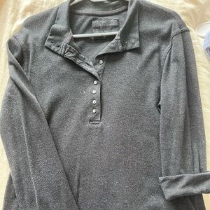 Grey long sleeve shirt